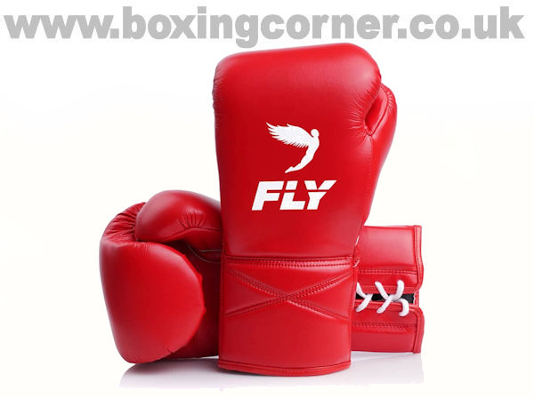 Fly Superlace X Boxing Gloves Red